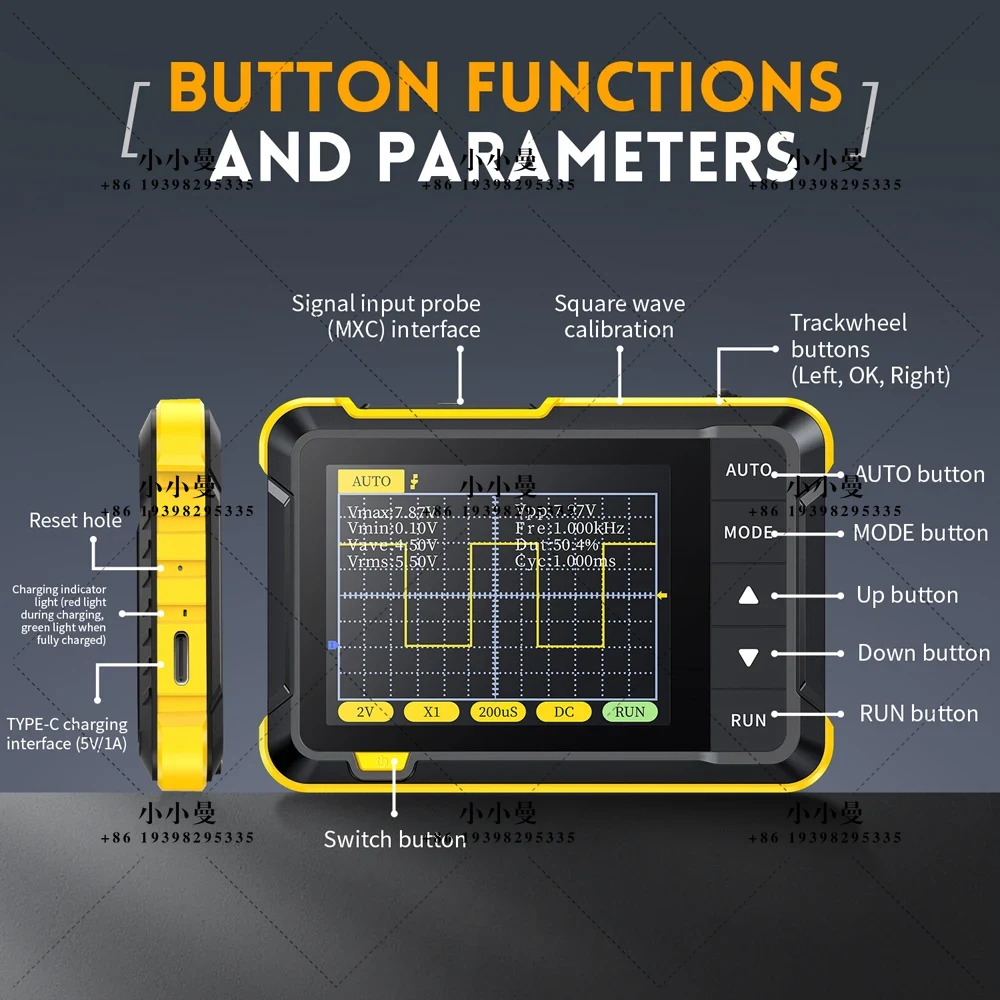 FNIRSI DSO152: oscilloscopio d - Fnirsi Digital Oscilloscope Handheld recensione e prezzo
