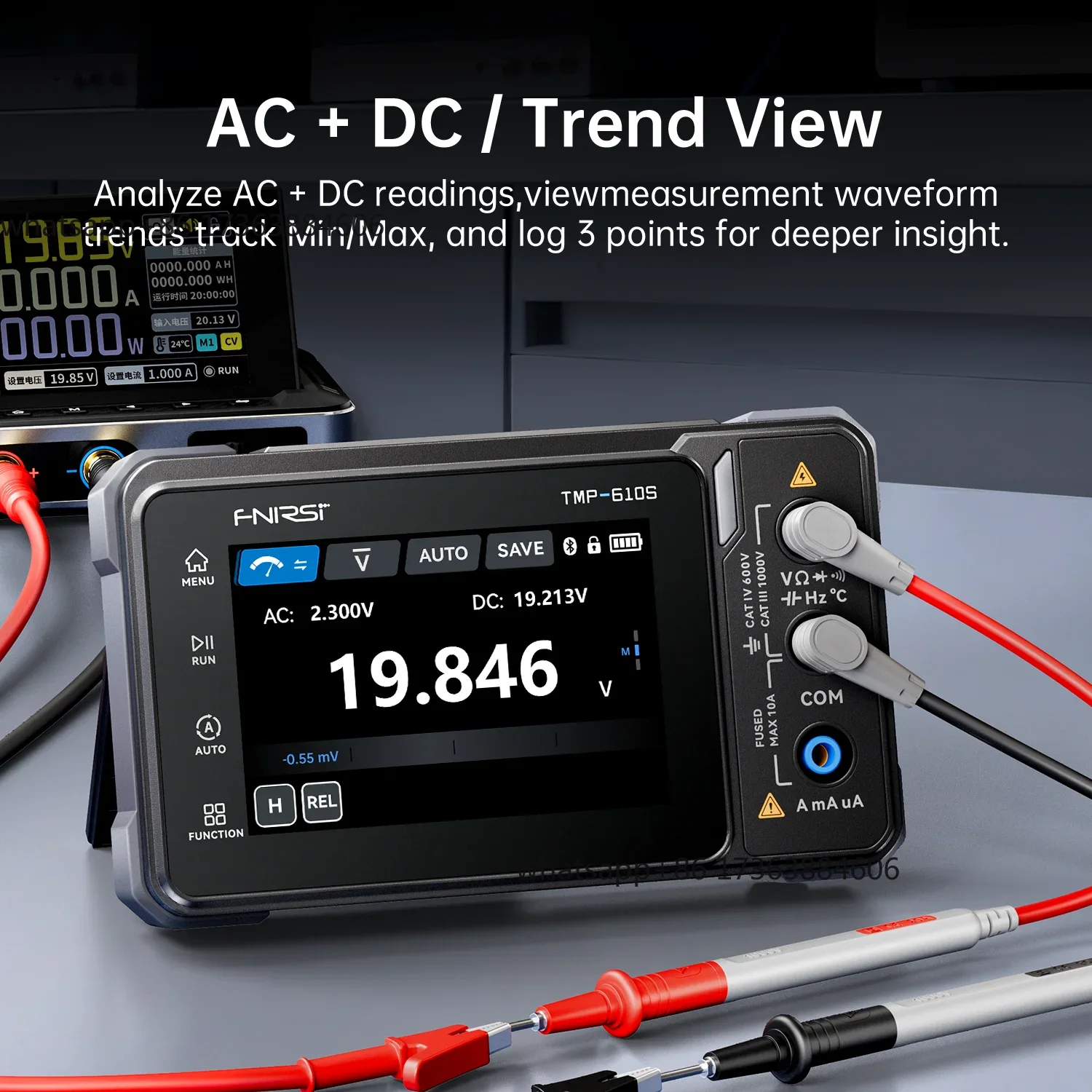 FNIRSI TMP-610S Multimetro Dig - Fnirsi Digital Oscilloscope Handheld recensione e prezzo