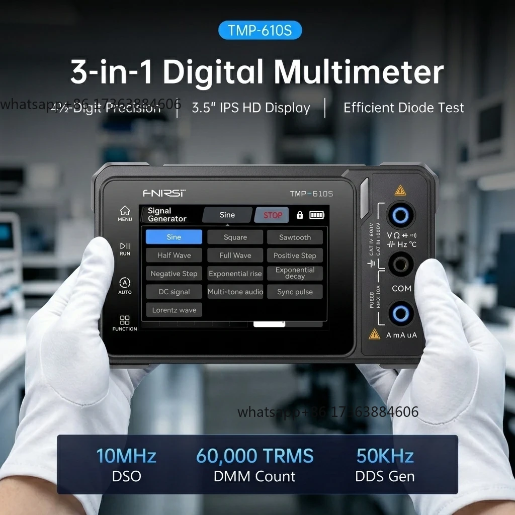 FNIRSI TMP-610S Multimetro Dig - Fnirsi Digital Oscilloscope Handheld recensione e prezzo