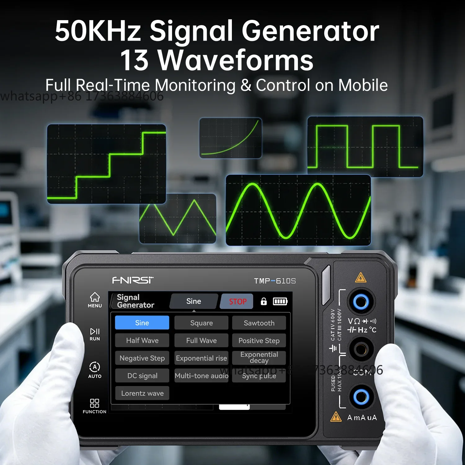 FNIRSI TMP-610S Multimetro Dig - Fnirsi Digital Oscilloscope Handheld recensione e prezzo
