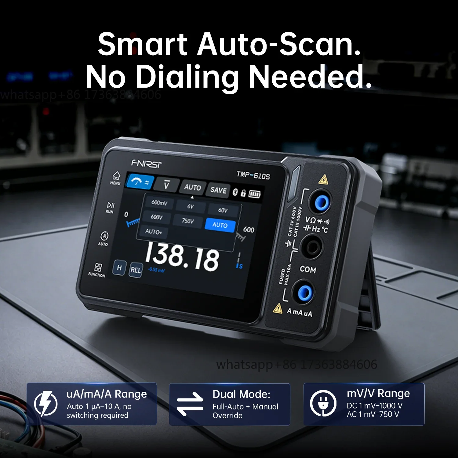 FNIRSI TMP-610S Multimetro Dig - Fnirsi Digital Oscilloscope Handheld recensione e prezzo