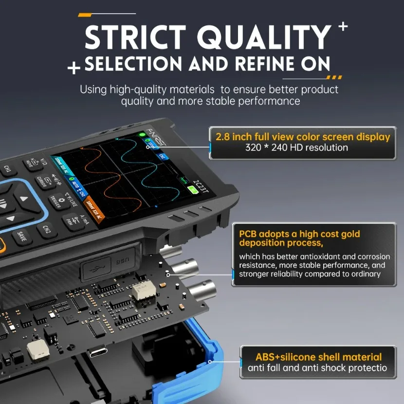 FNIRSI 2C23T Oscilloscopio Dig - Fnirsi Digital Oscilloscope Handheld recensione e prezzo